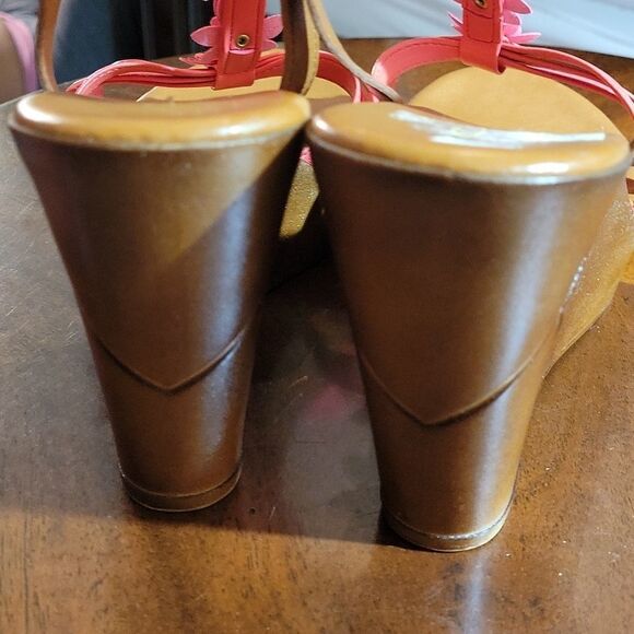 ZOLIA CONTASA ITALIAN SHOEMAKERS WEDGE STYLE OPEN TOE ANKLE STRAP WOMEN SANDAL - Picture 10 of 14